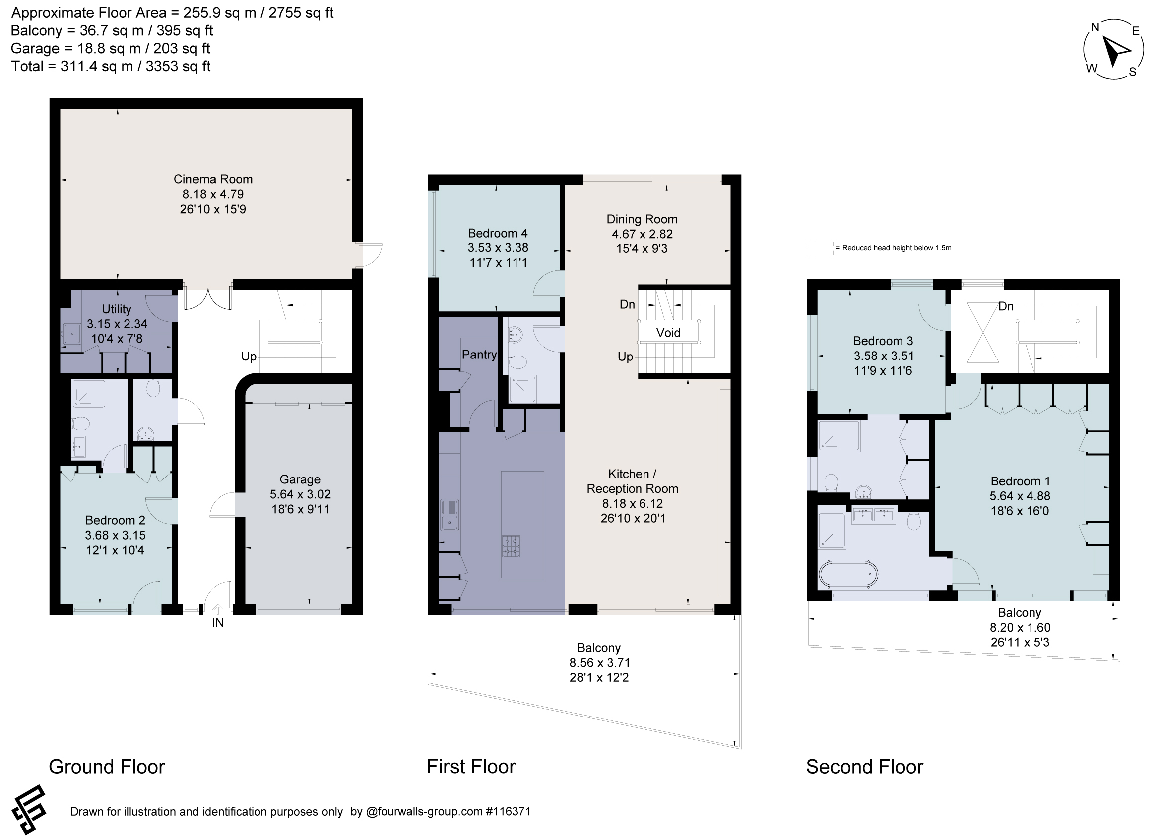 Partridge Walk, Dorset floorplan