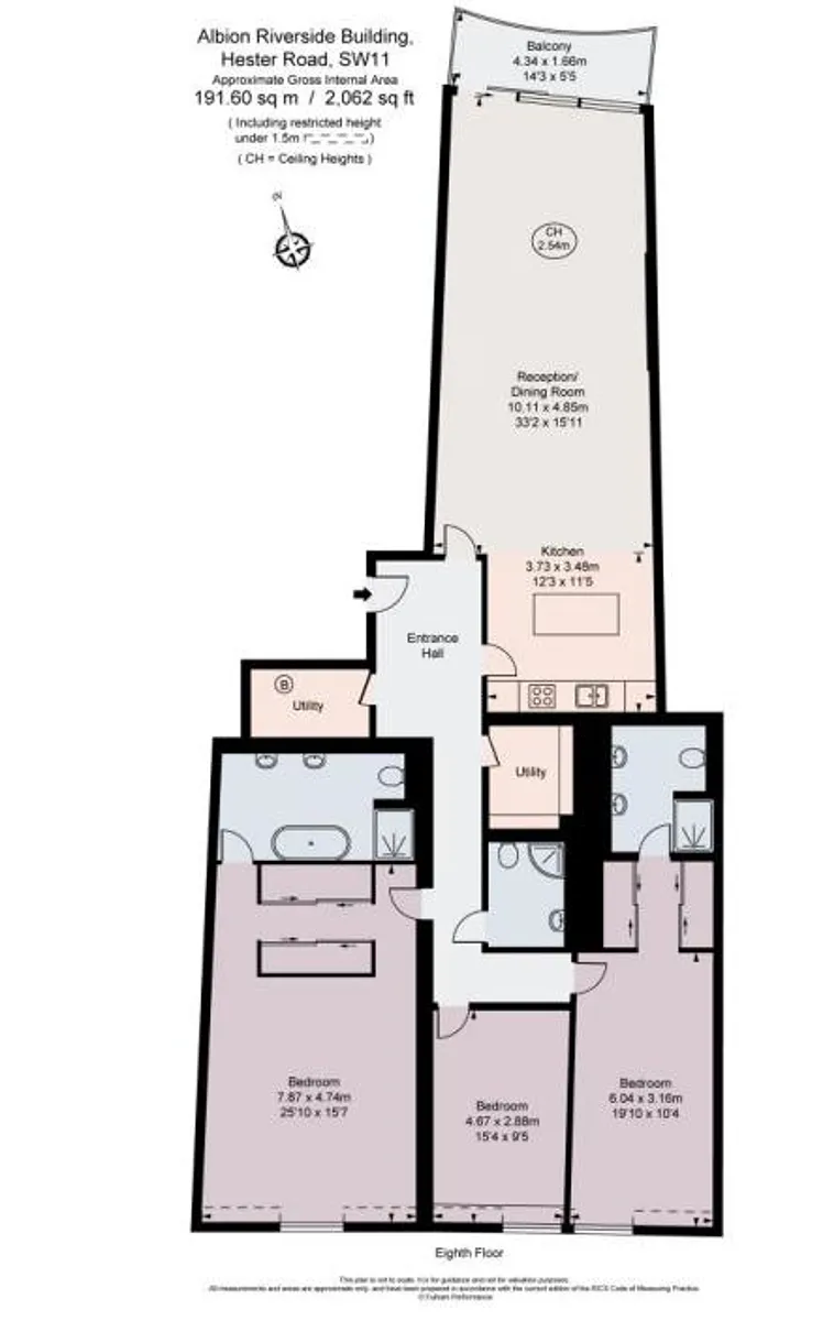 A81 Albion Riverside Building, 8 Hester Road, London floorplan