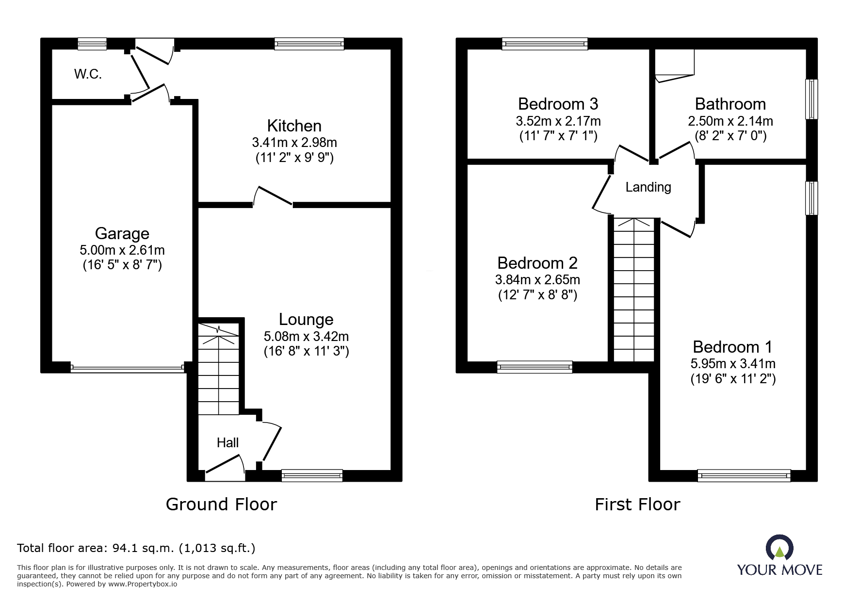 11, Stony Close, Doncaster floorplan