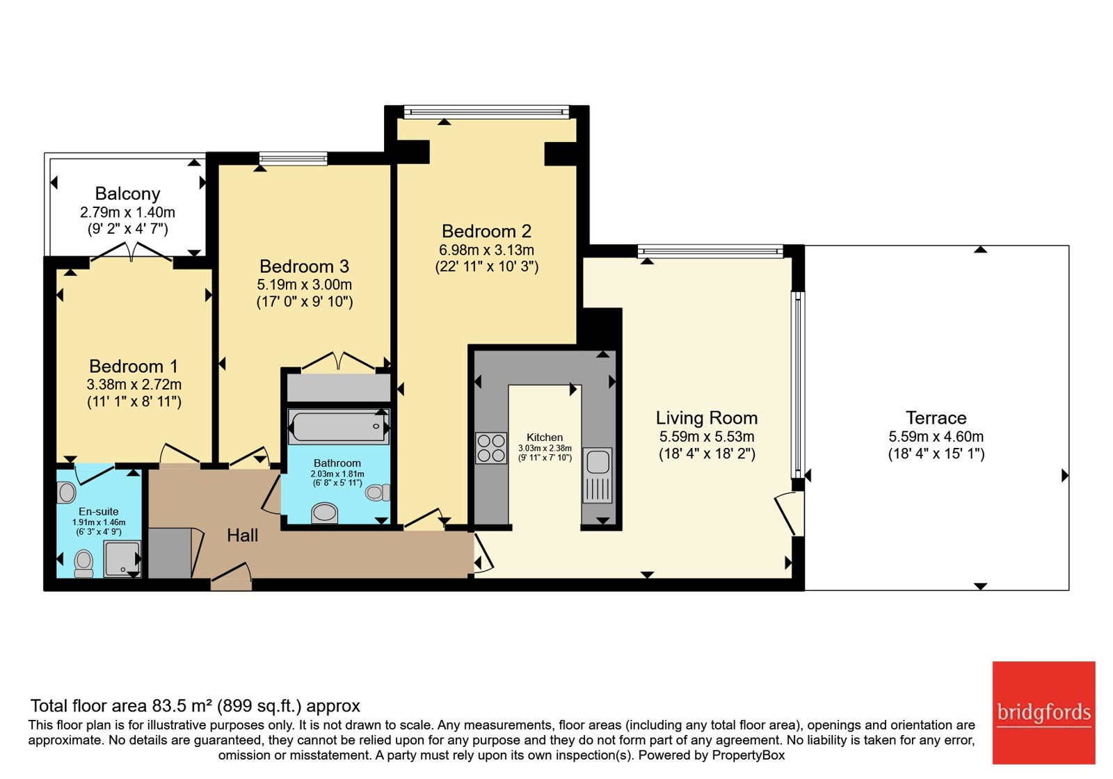 Apartment 22, 335, Claremont Road, Greater Manchester floorplan