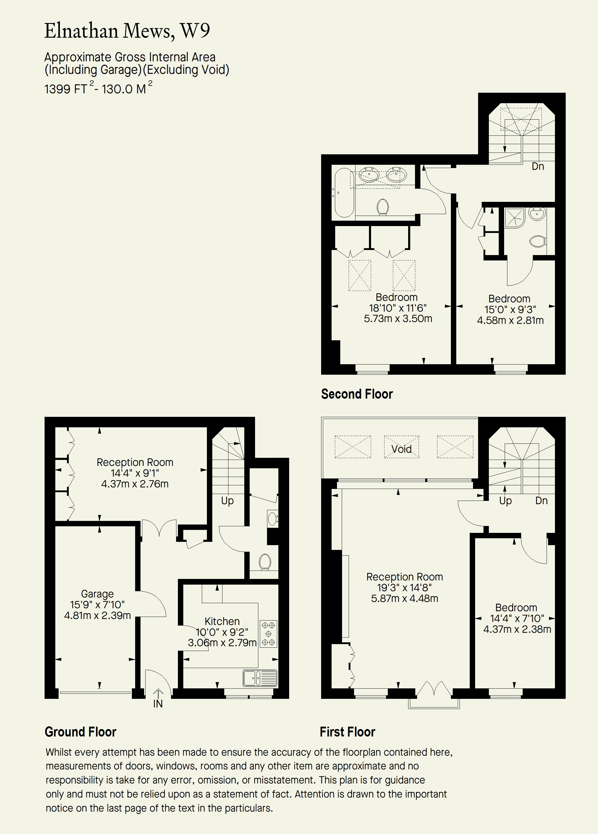 11, Elnathan Mews, London floorplan