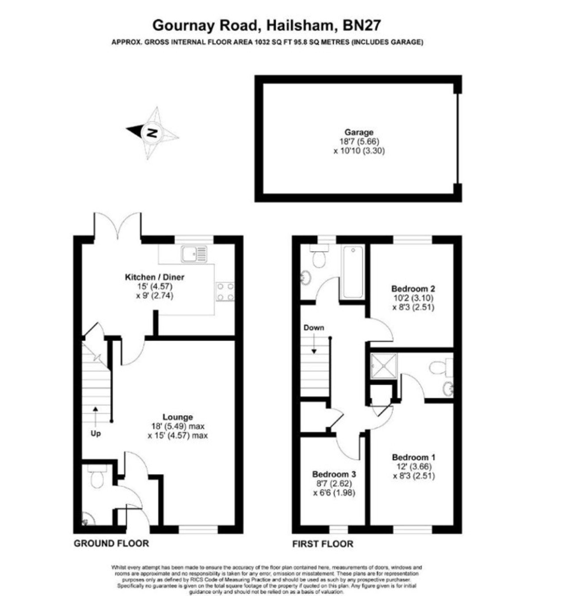 25 Gournay Road, Hailsham floorplan