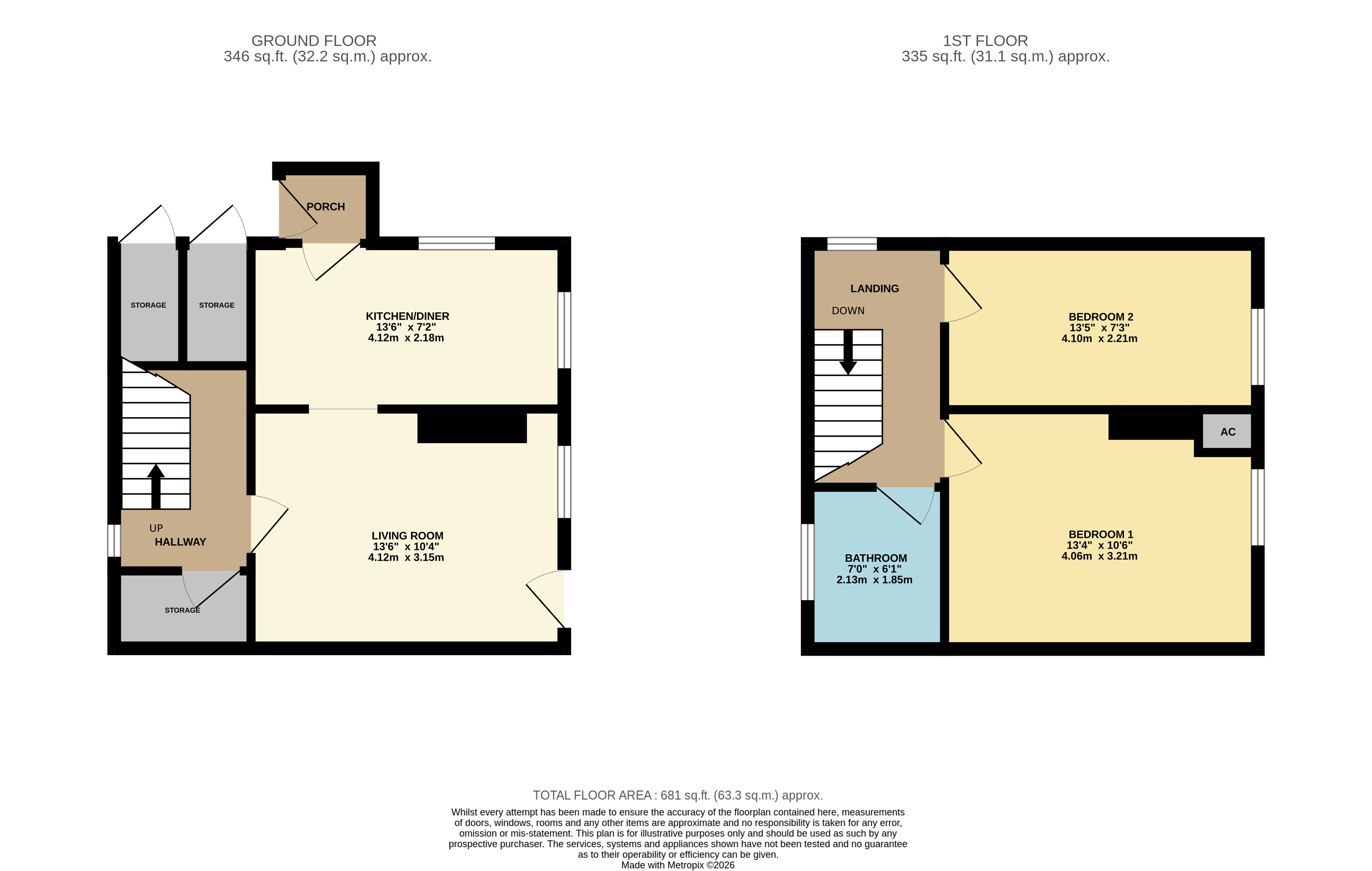 35, Fairfield Road, Ilkeston floorplan