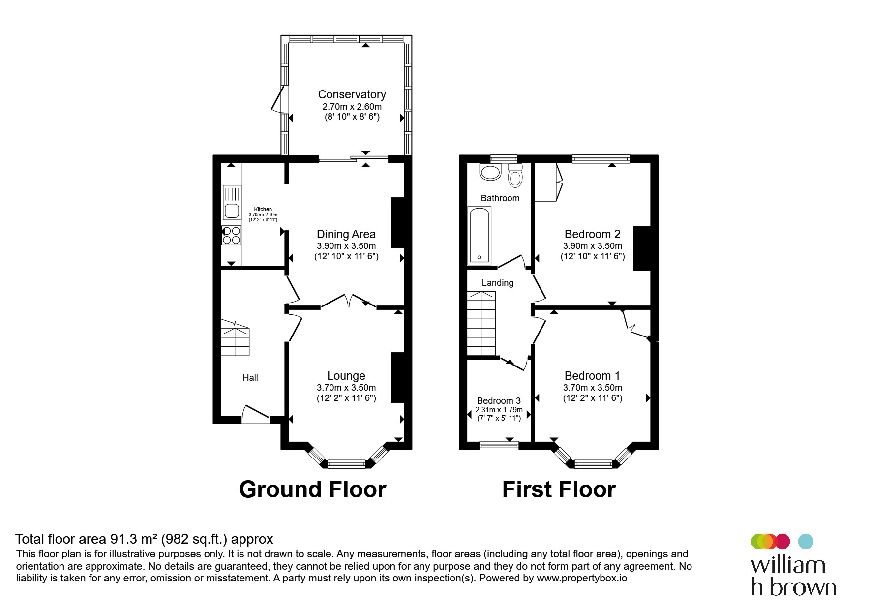 96, Finedon Road, WELLINGBOROUGH floorplan