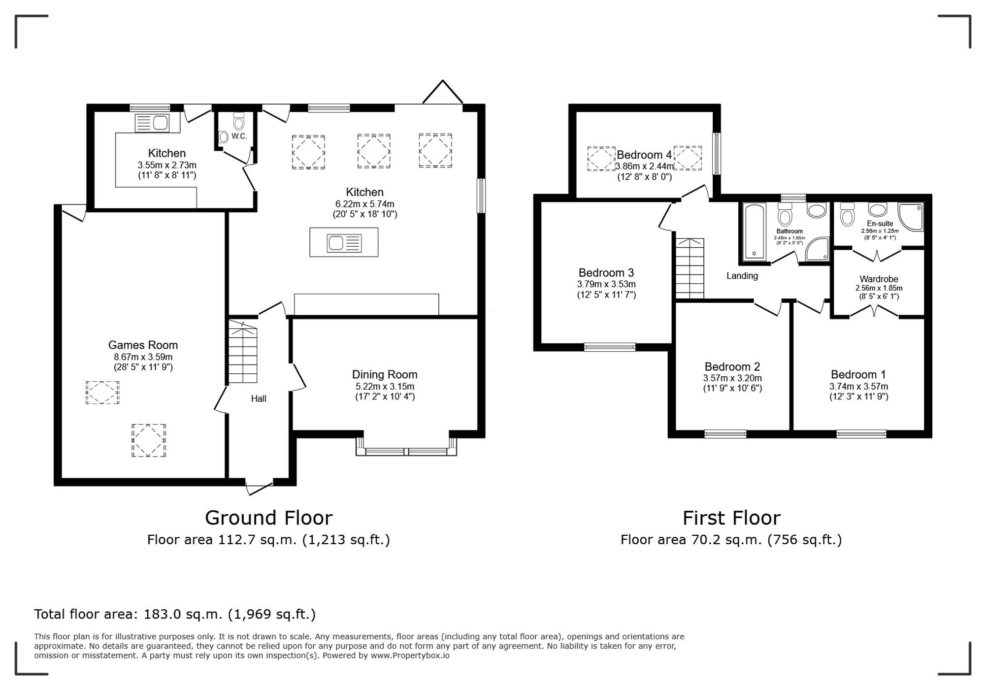 8 The Retreat, Bridgend floorplan