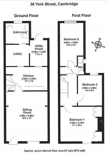 3 Bedrooms Detached house to rent in York Street, Cambridge CB1