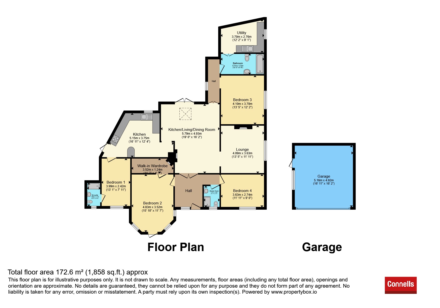 Damian Cottage, Tyler Hill Road, Canterbury floorplan
