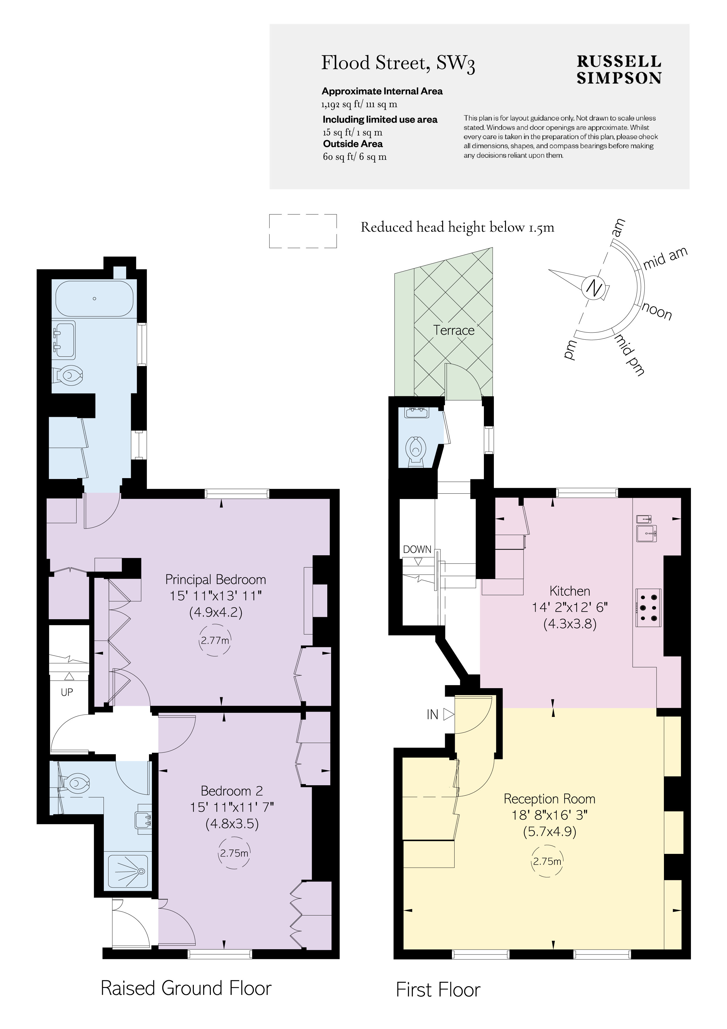 93a Flood Street floorplan