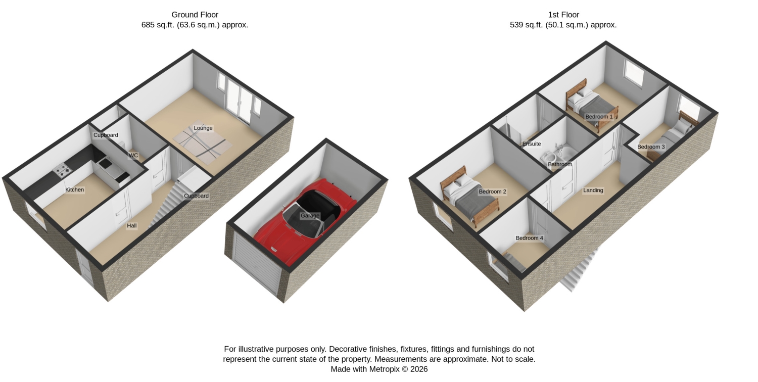 8, Kellsway, Hebburn floorplan