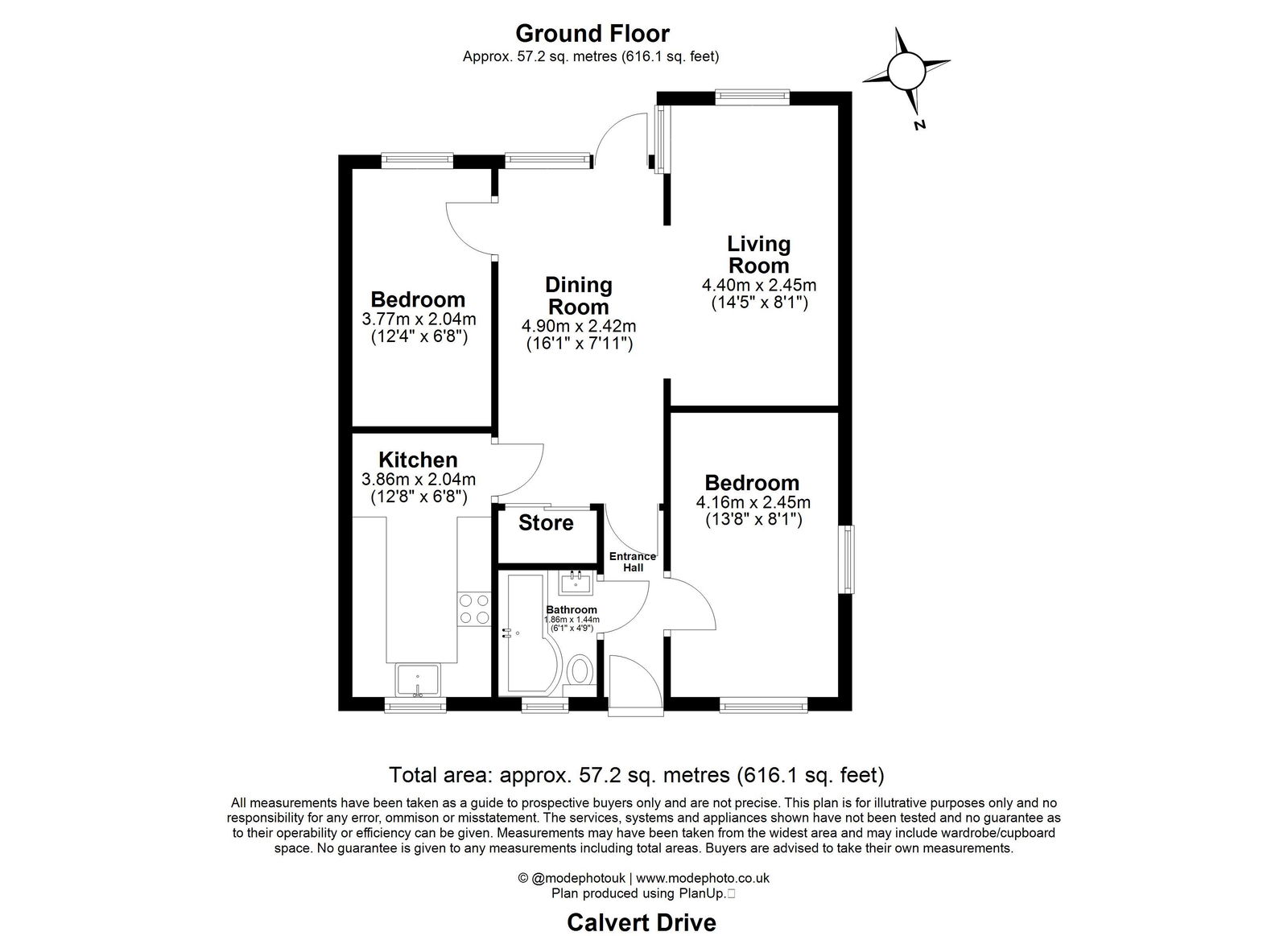 12, Calvert Drive, Basildon floorplan