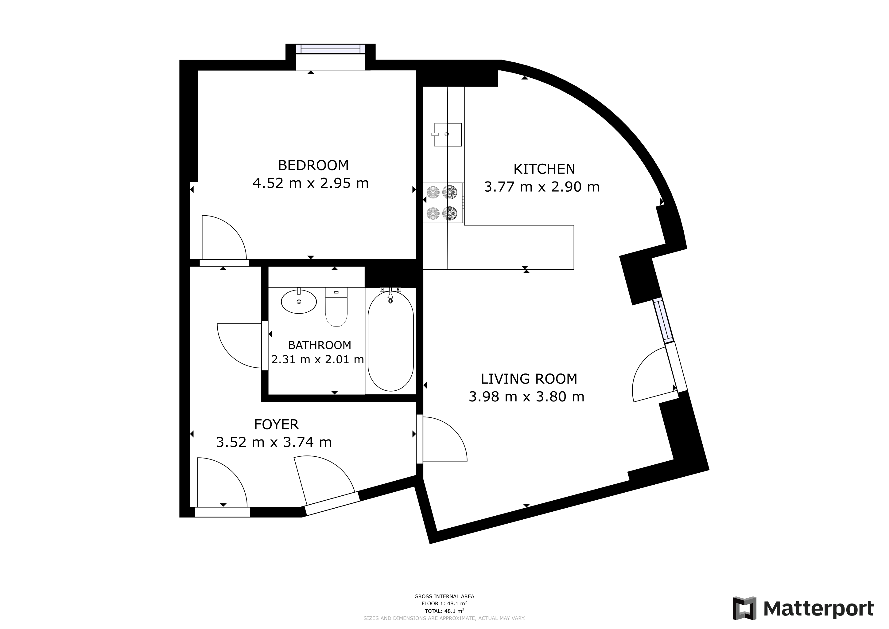 411 Icon, Manchester floorplan