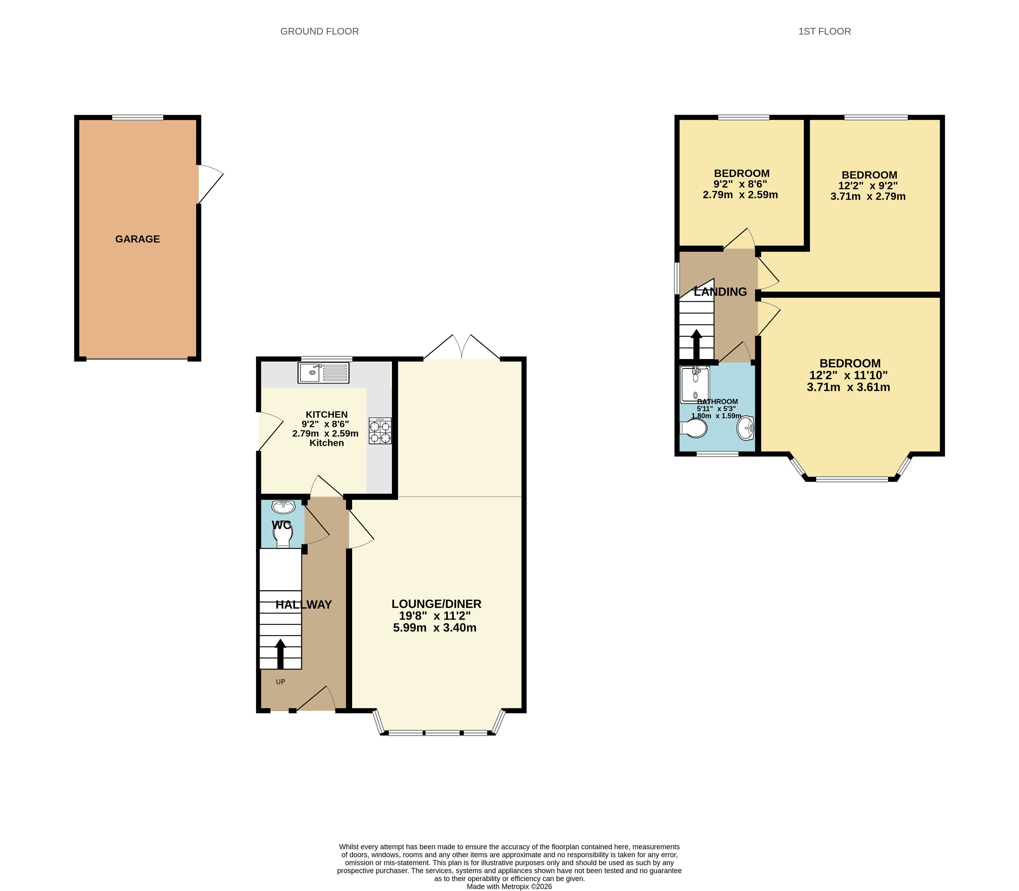 50, St. Thomas's Road, Bedfordshire floorplan