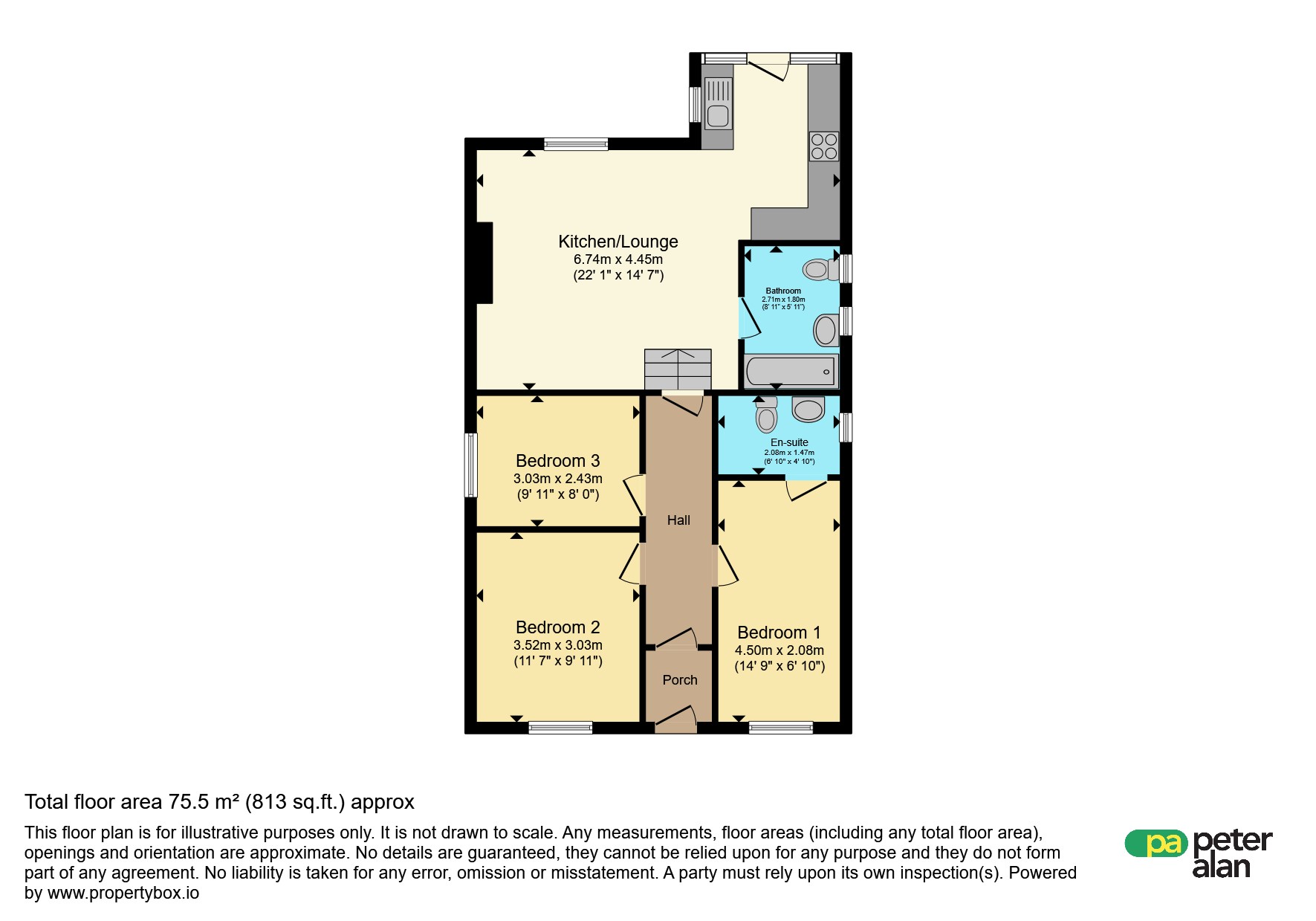 Lletty Dafydd, Neath floorplan