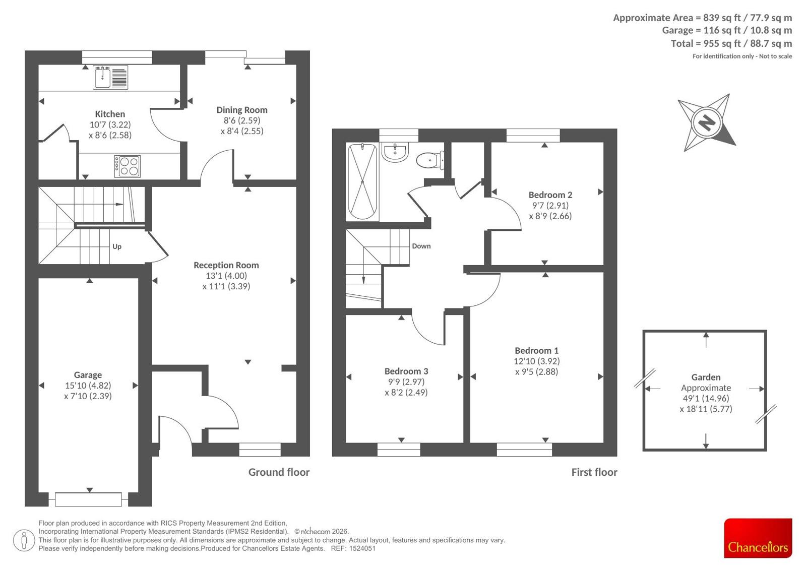 18, The Homestead, Kidlington floorplan