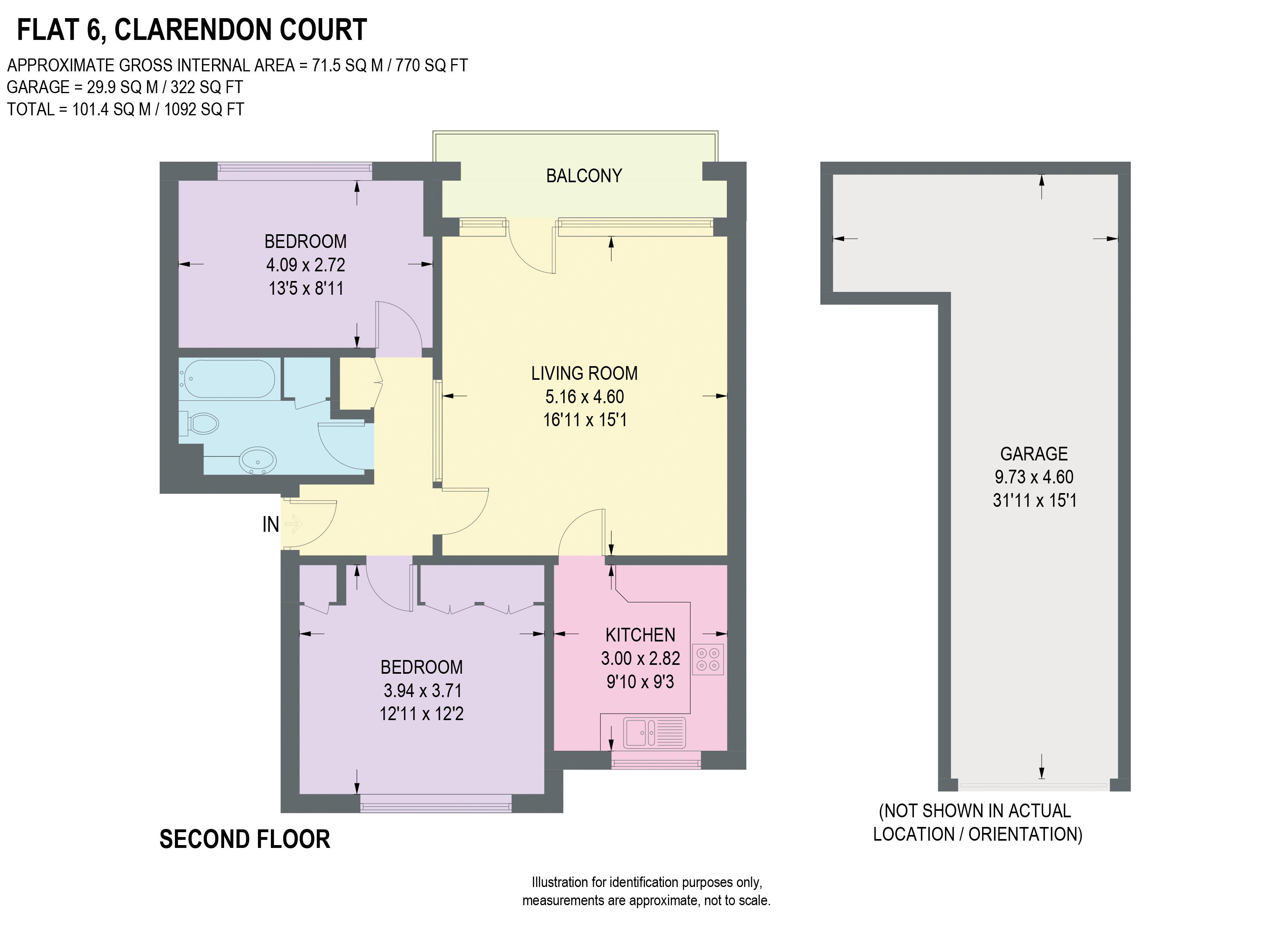 6 Clarendon Court, Carr Bank Lane, Sheffield floorplan