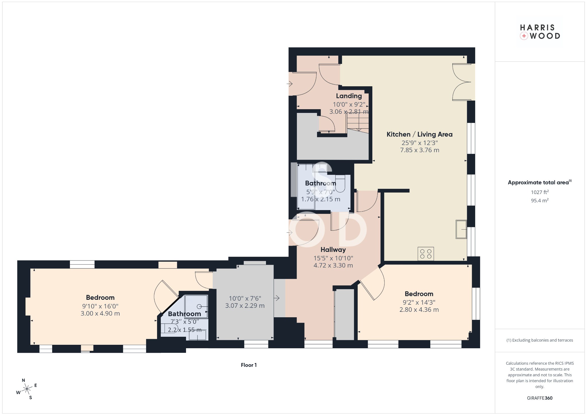 Flat 32, The Mill Apartments, Colchester floorplan