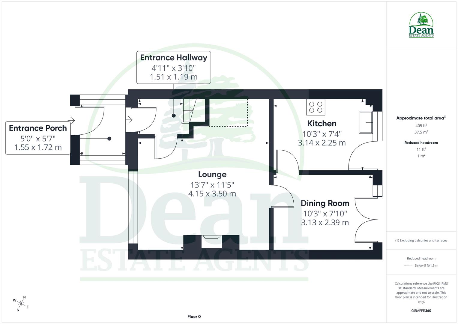 4, The Links, Coleford floorplan