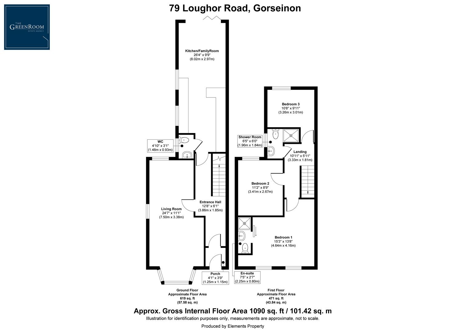 Loughor Road, Swansea floorplan