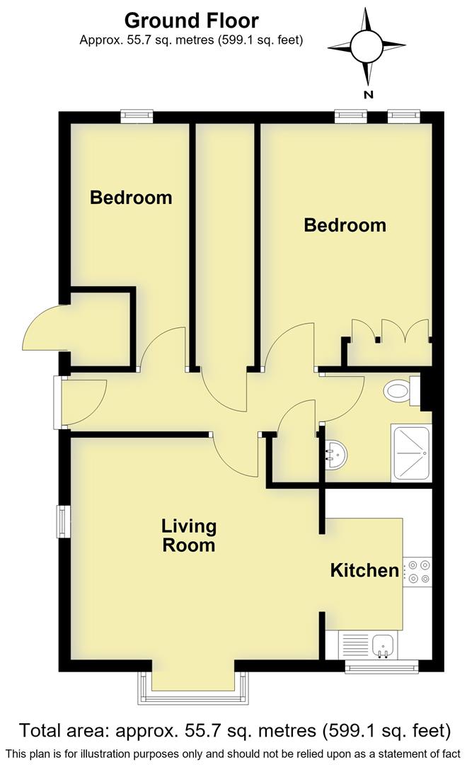 5 Garden Court, Priory Road, Warwick floorplan