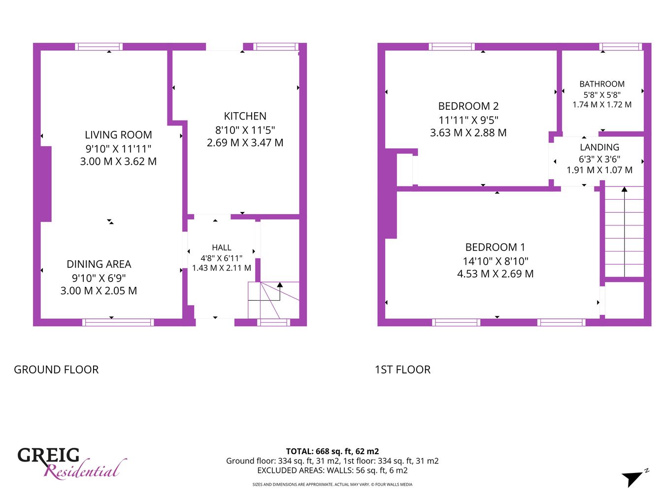 23, Carron Avenue, Kilmarnock floorplan