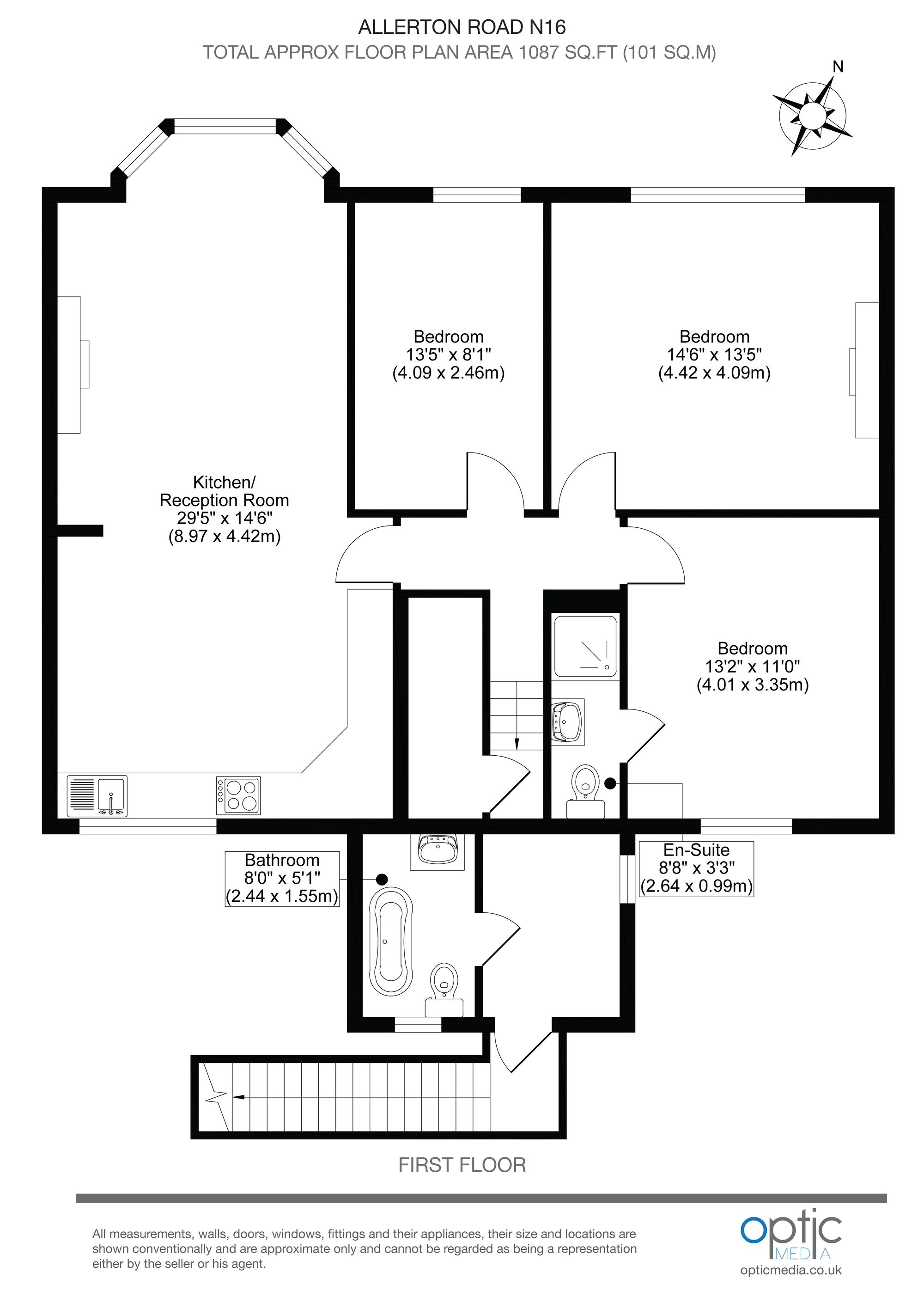 37c Allerton Road, London floorplan