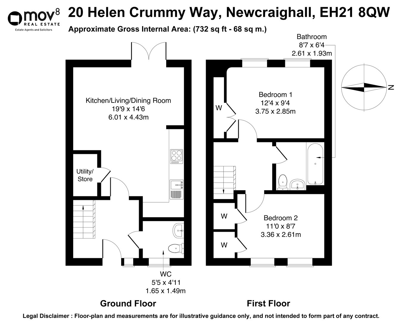 20, Helen Crummy Way, Musselburgh floorplan