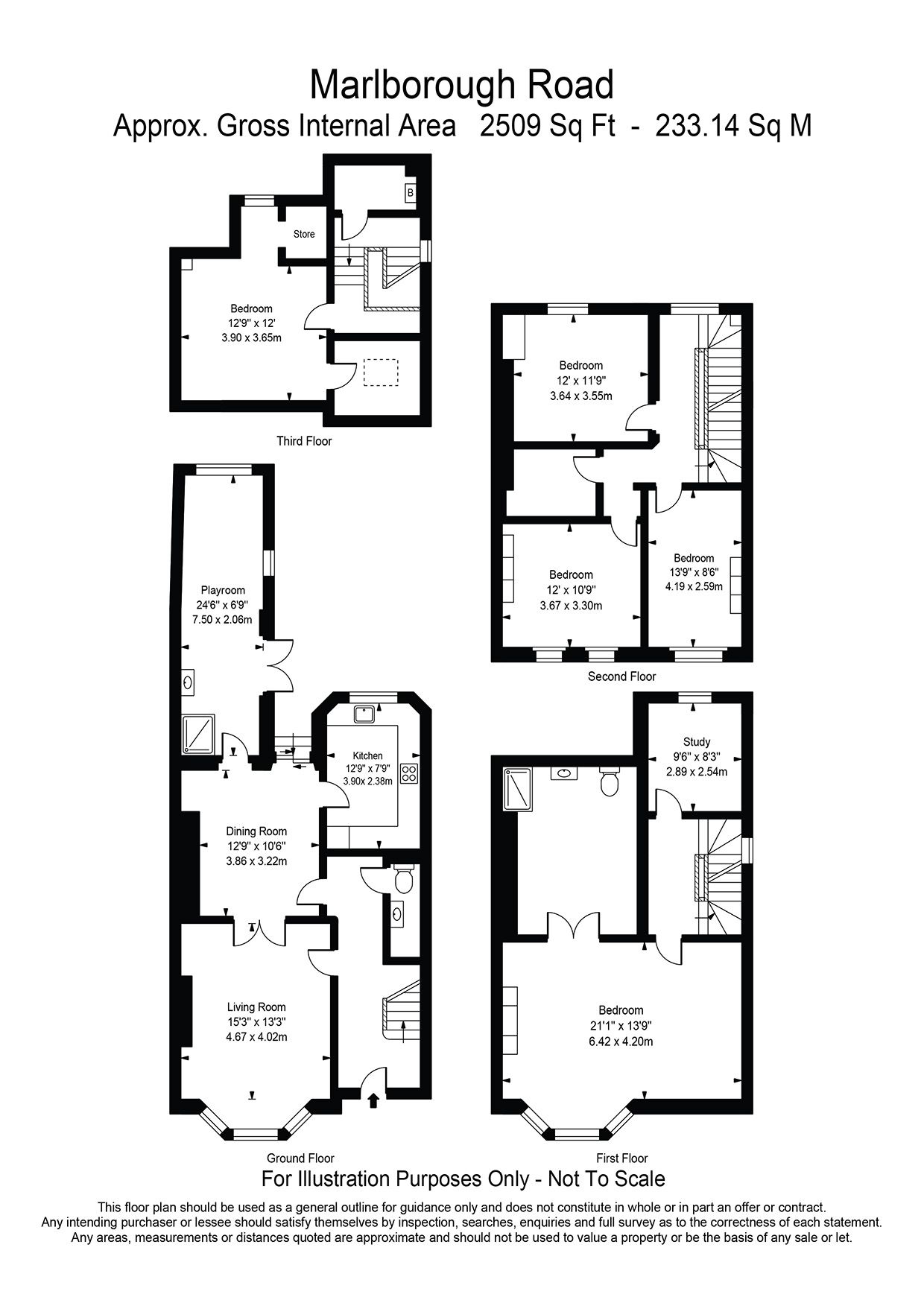 28 Marlborough Road, London floorplan
