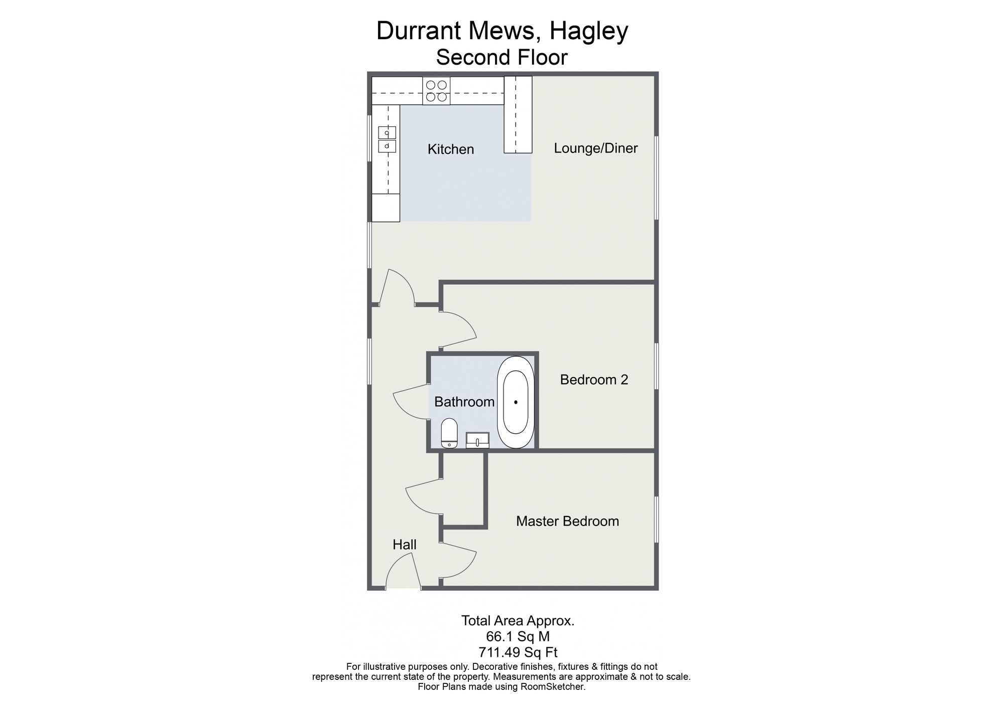 5 Wilson House Durrant Mews, Stourbridge floorplan
