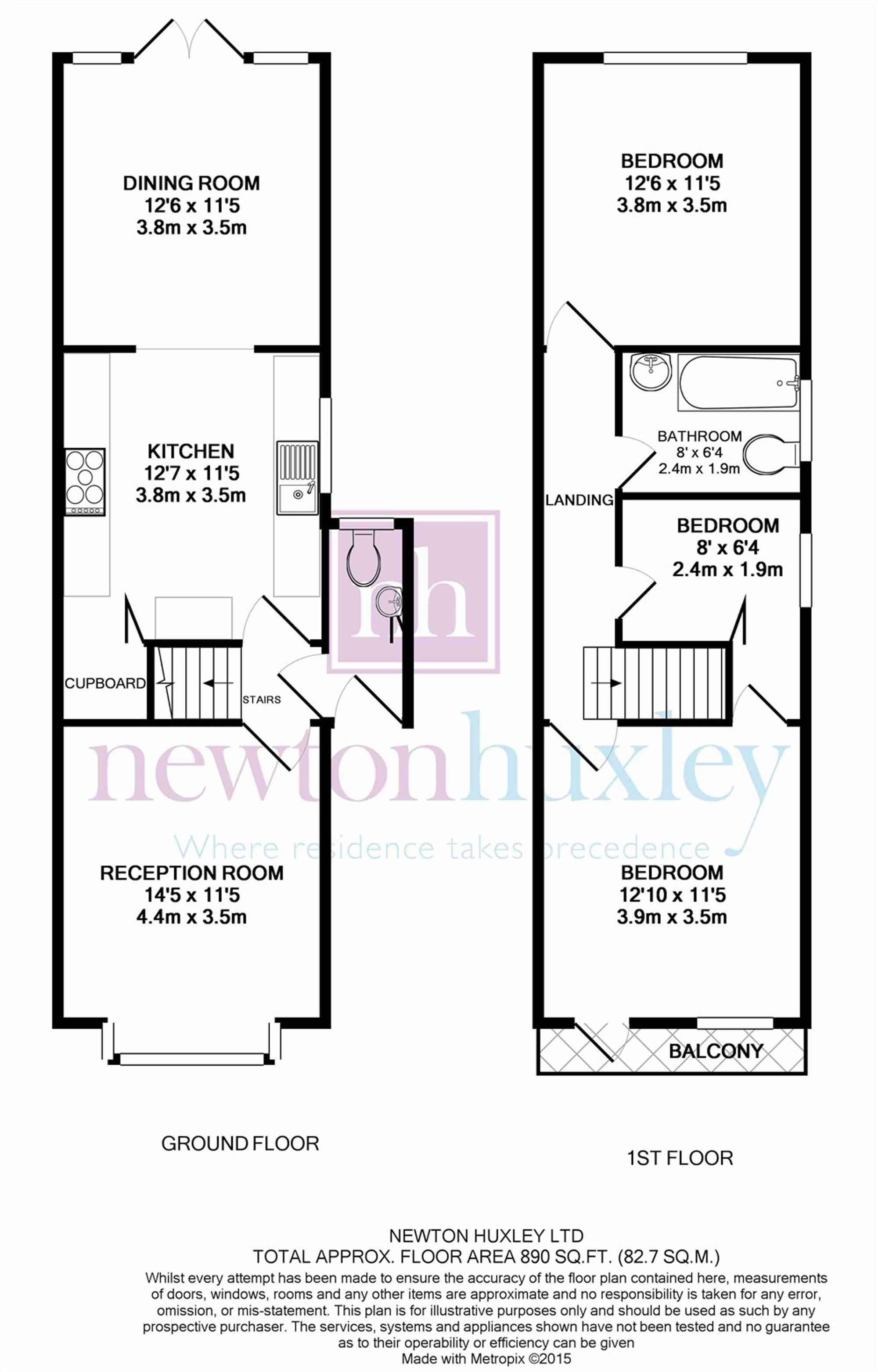 35 Florence Road, Walton-On-Thames floorplan