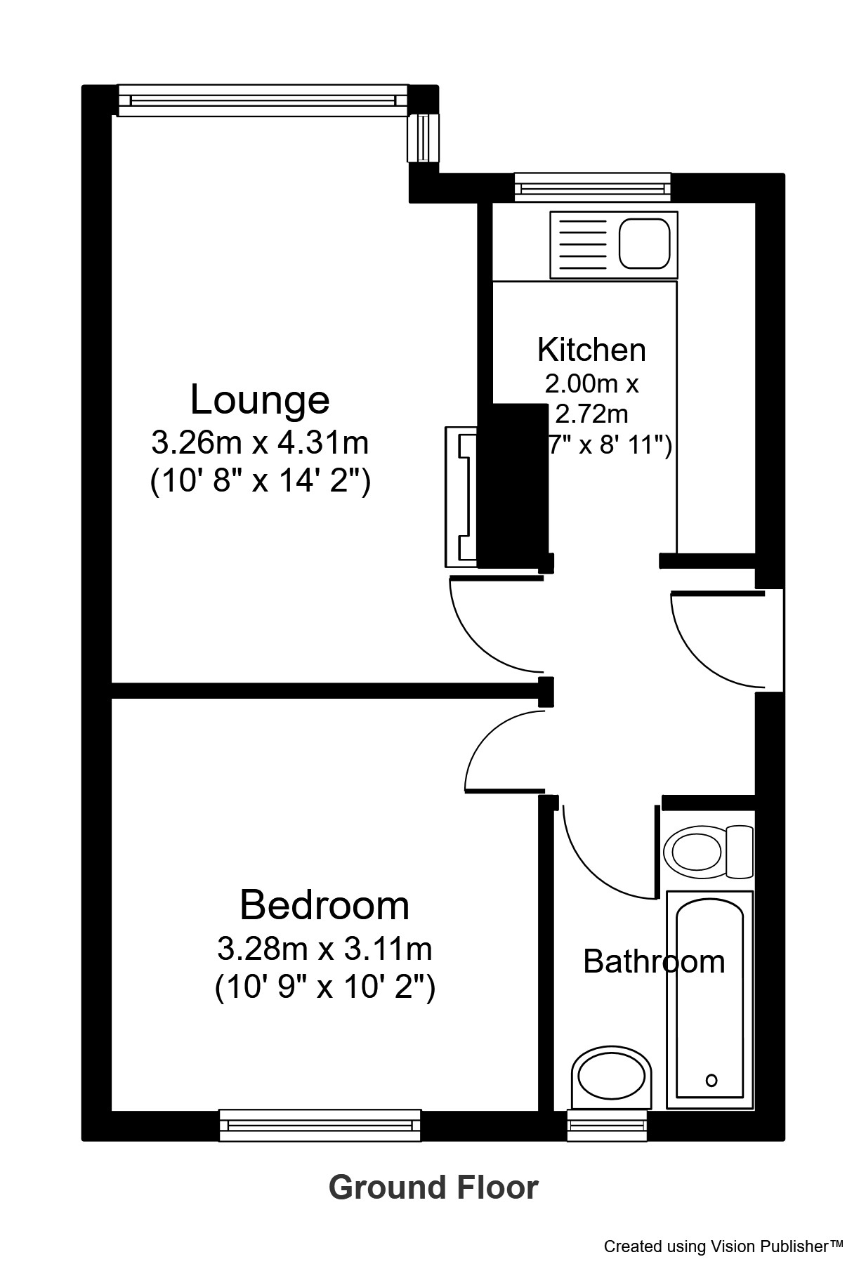 Uplands Avenue, Clayton Heights, Bradford BD13, 1 bedroom semidetached bungalow for sale