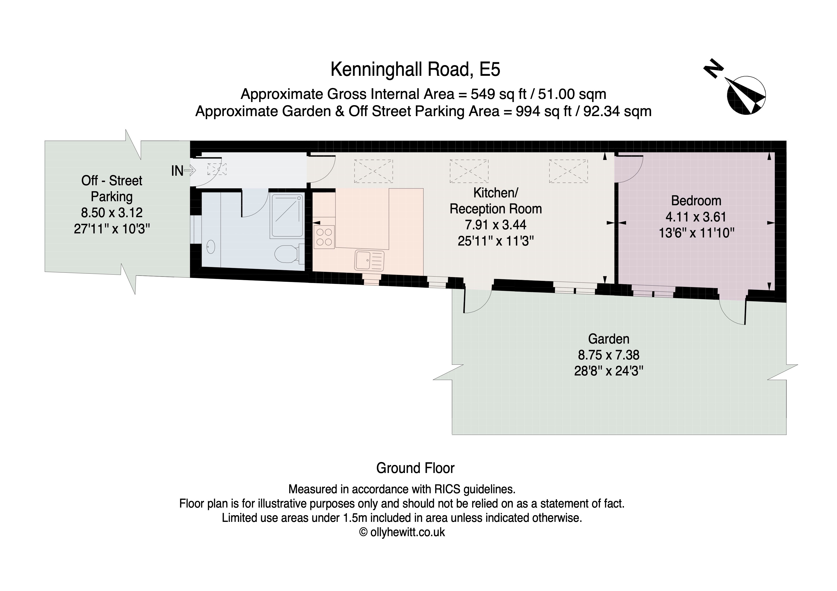 56E,, Kenninghall Road, London floorplan