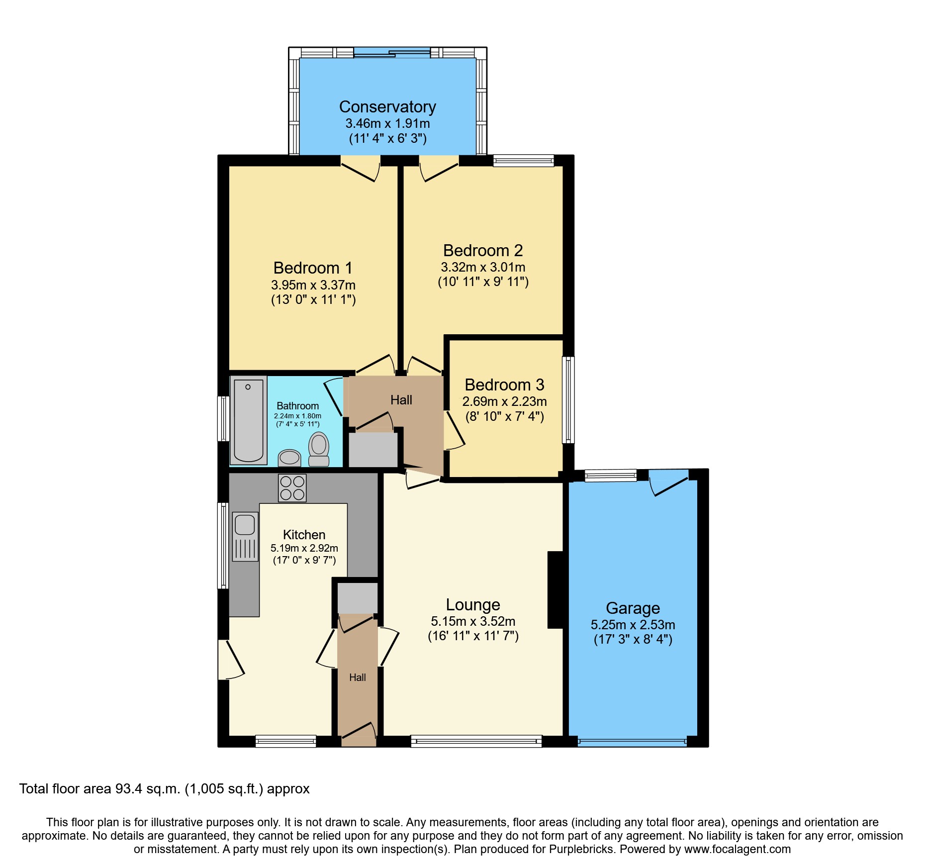 17, Canterbury Lane, Rhos on Sea floorplan