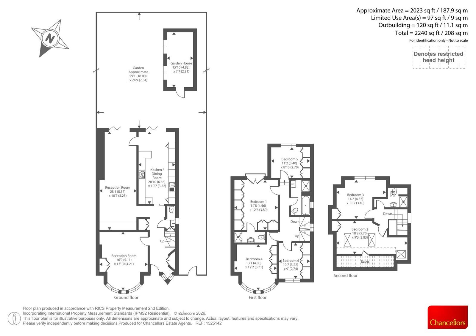 15, Holmwood Gardens, London floorplan