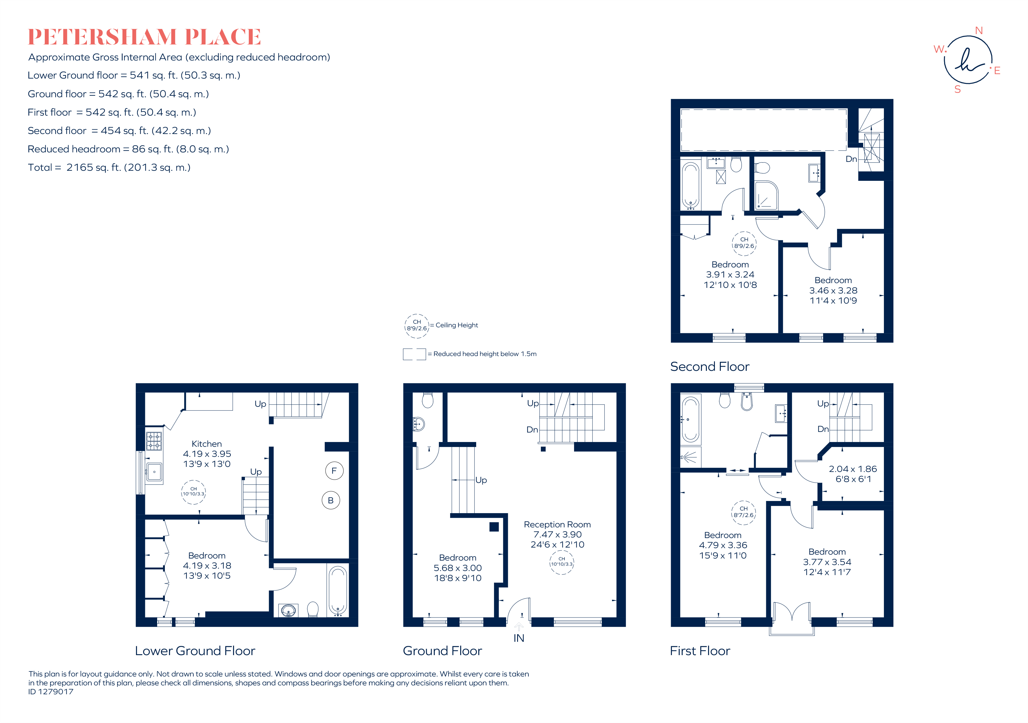 19, Petersham Place, London floorplan