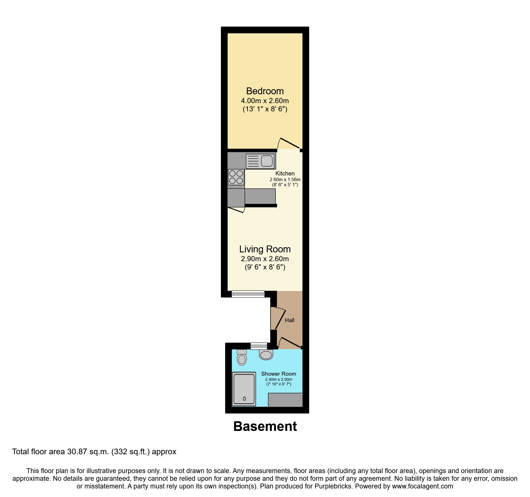 65b, Edith Grove, London floorplan