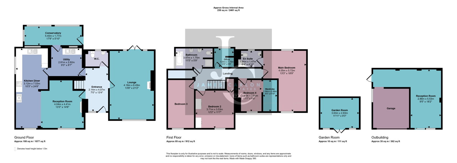 Chain Gate Cottage, Newport floorplan