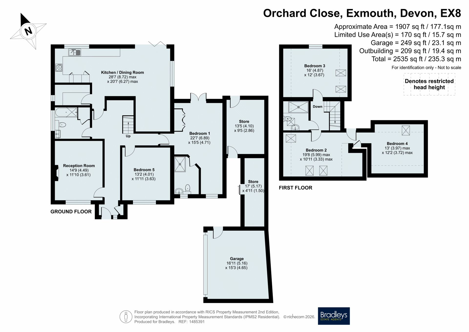 6, Orchard Close, Devon floorplan