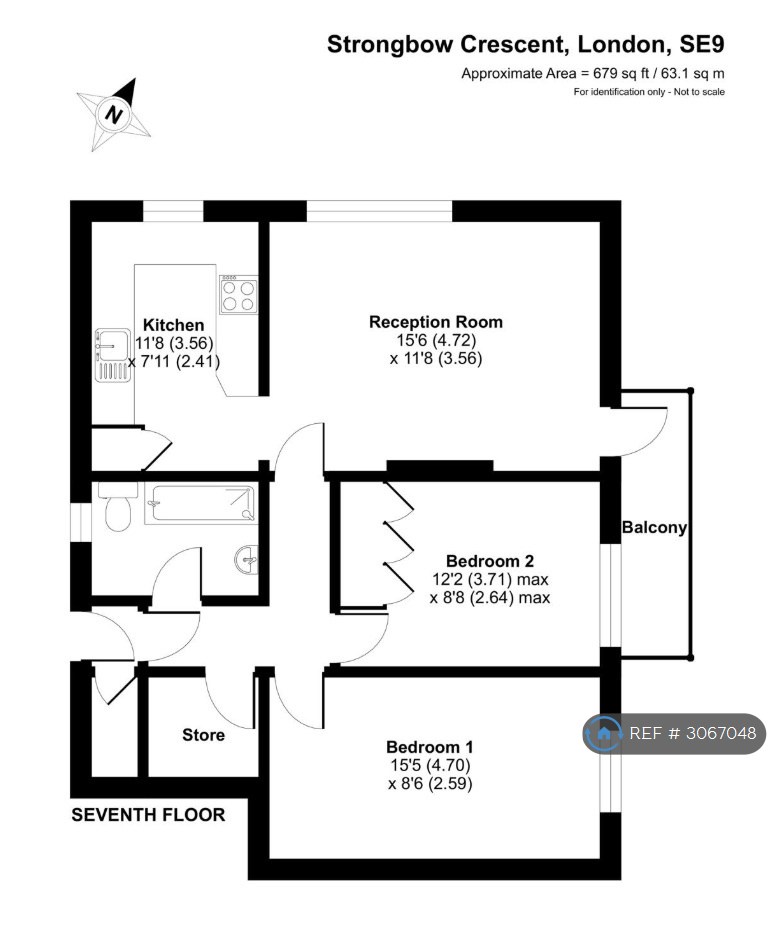 Strongbow Crescent Eltham, London floorplan