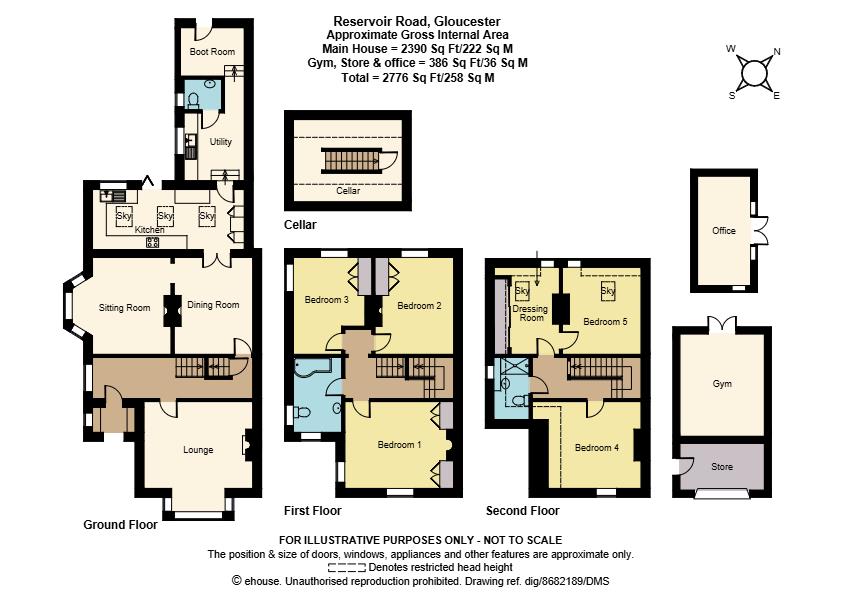 188, Reservoir Road, Gloucester floorplan