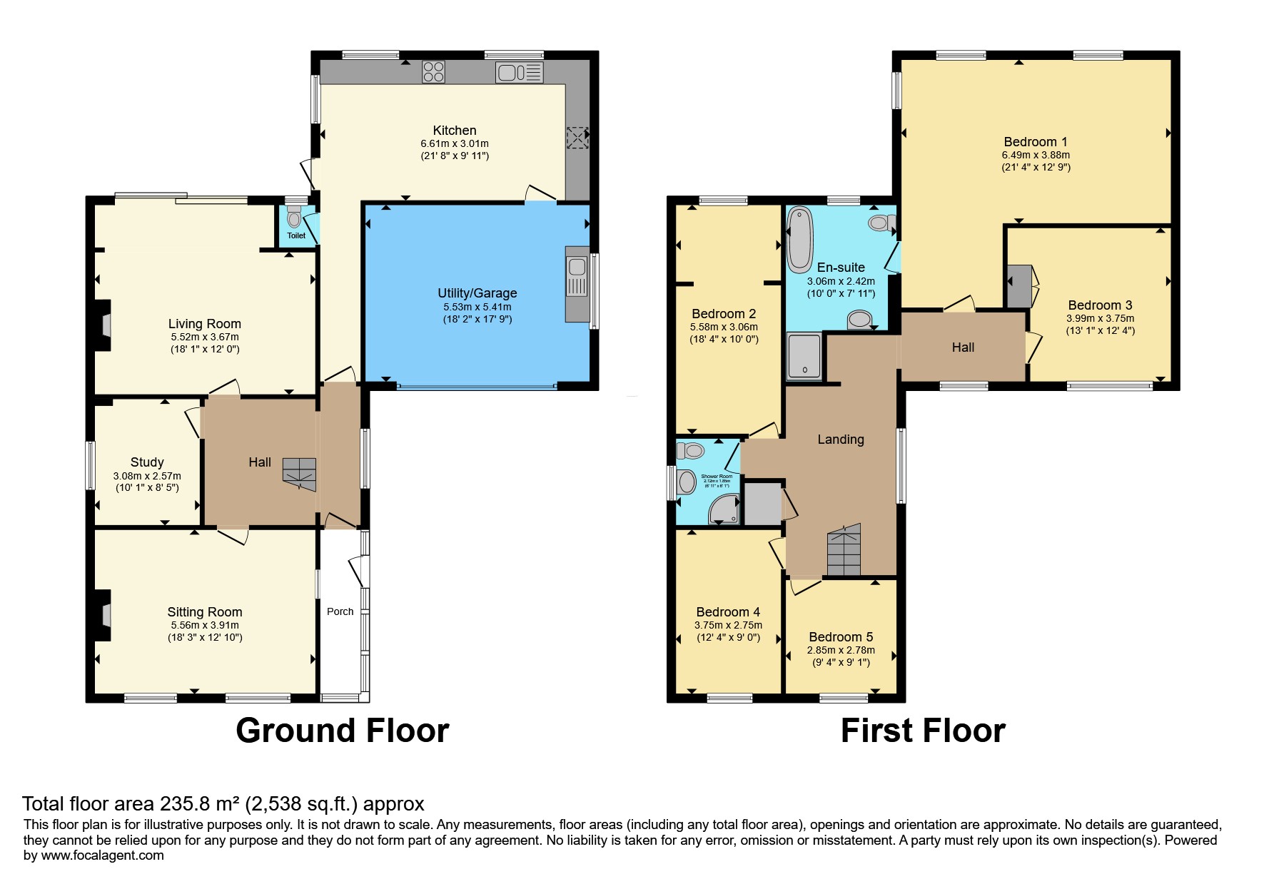 5, Radbroke Close, Sandbach floorplan