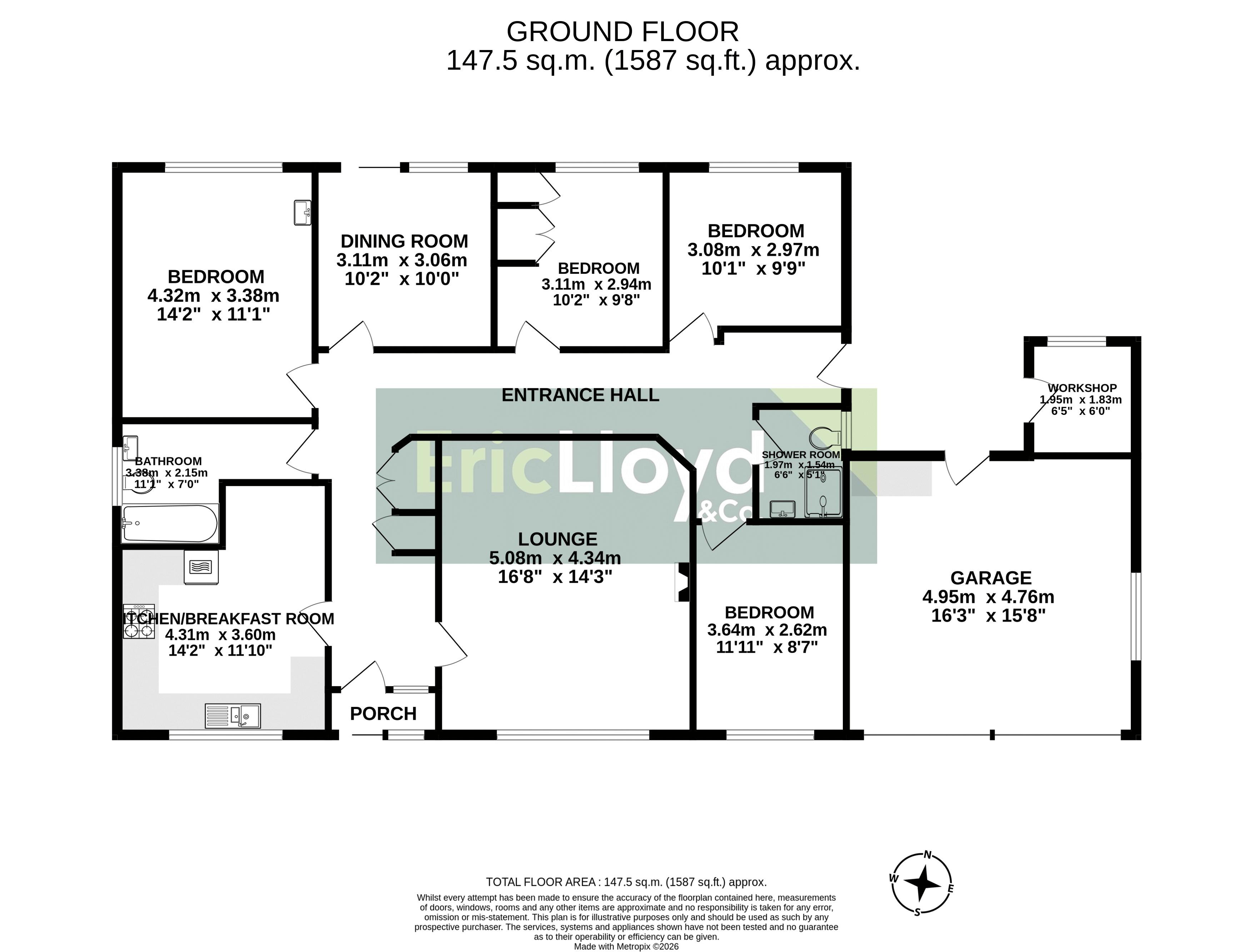 26, Langdon Fields, Brixham floorplan