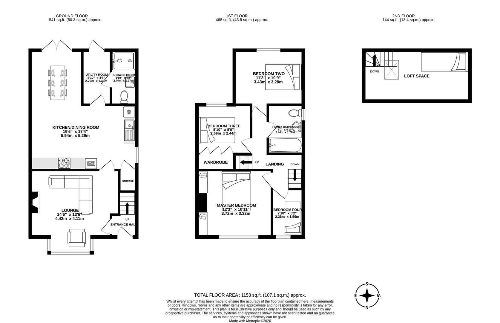 24, Hurst Street, Bolton floorplan