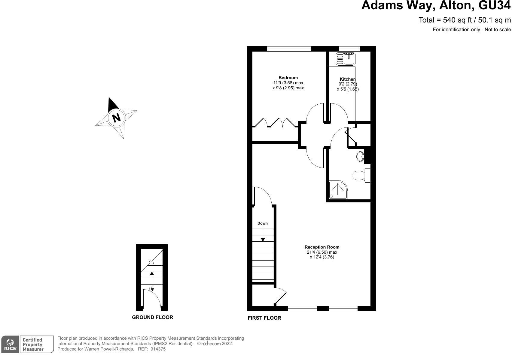 70, Adams Way, Alton floorplan