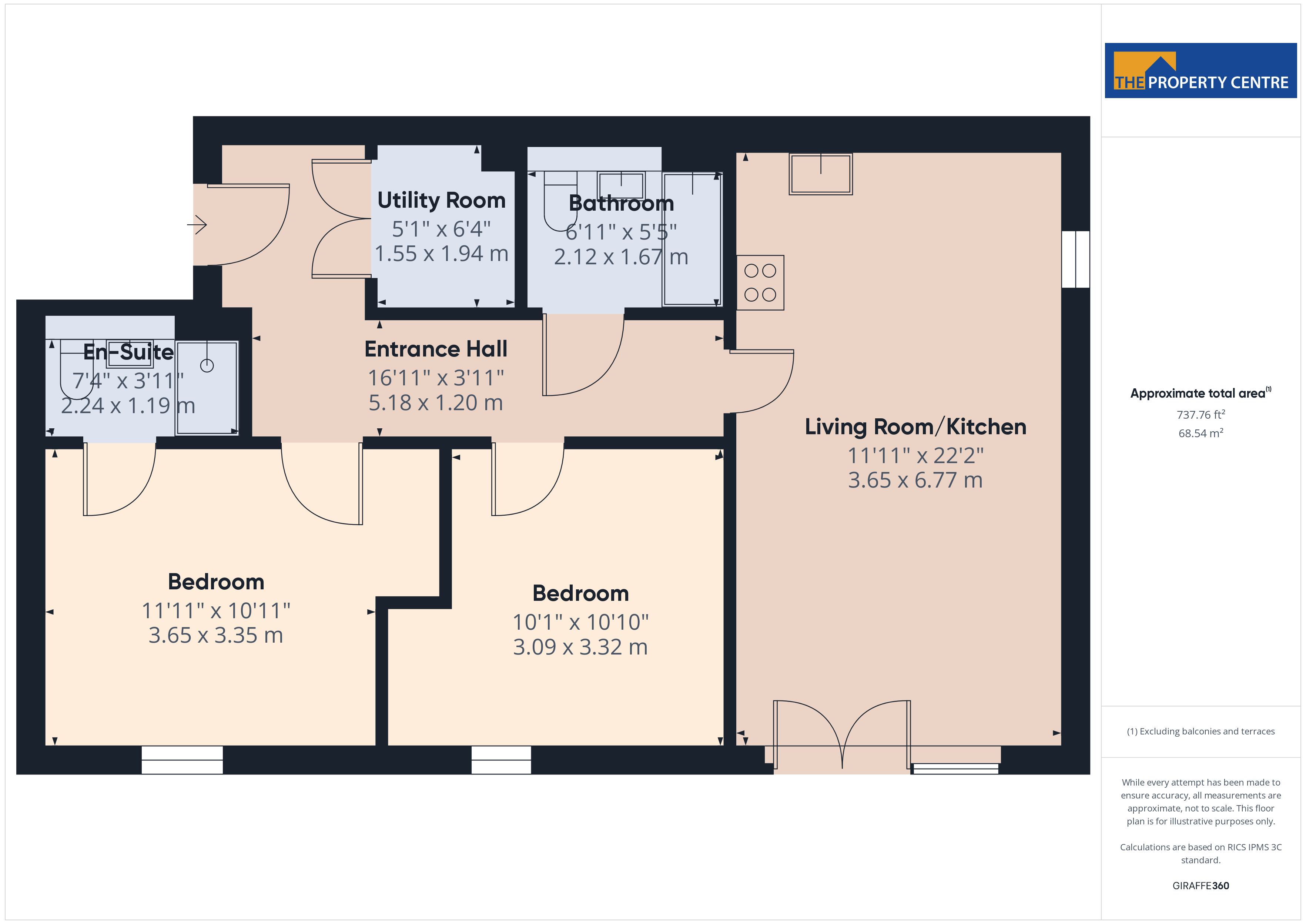 Flat 4, 2, Hobbs Way, Gloucestershire floorplan