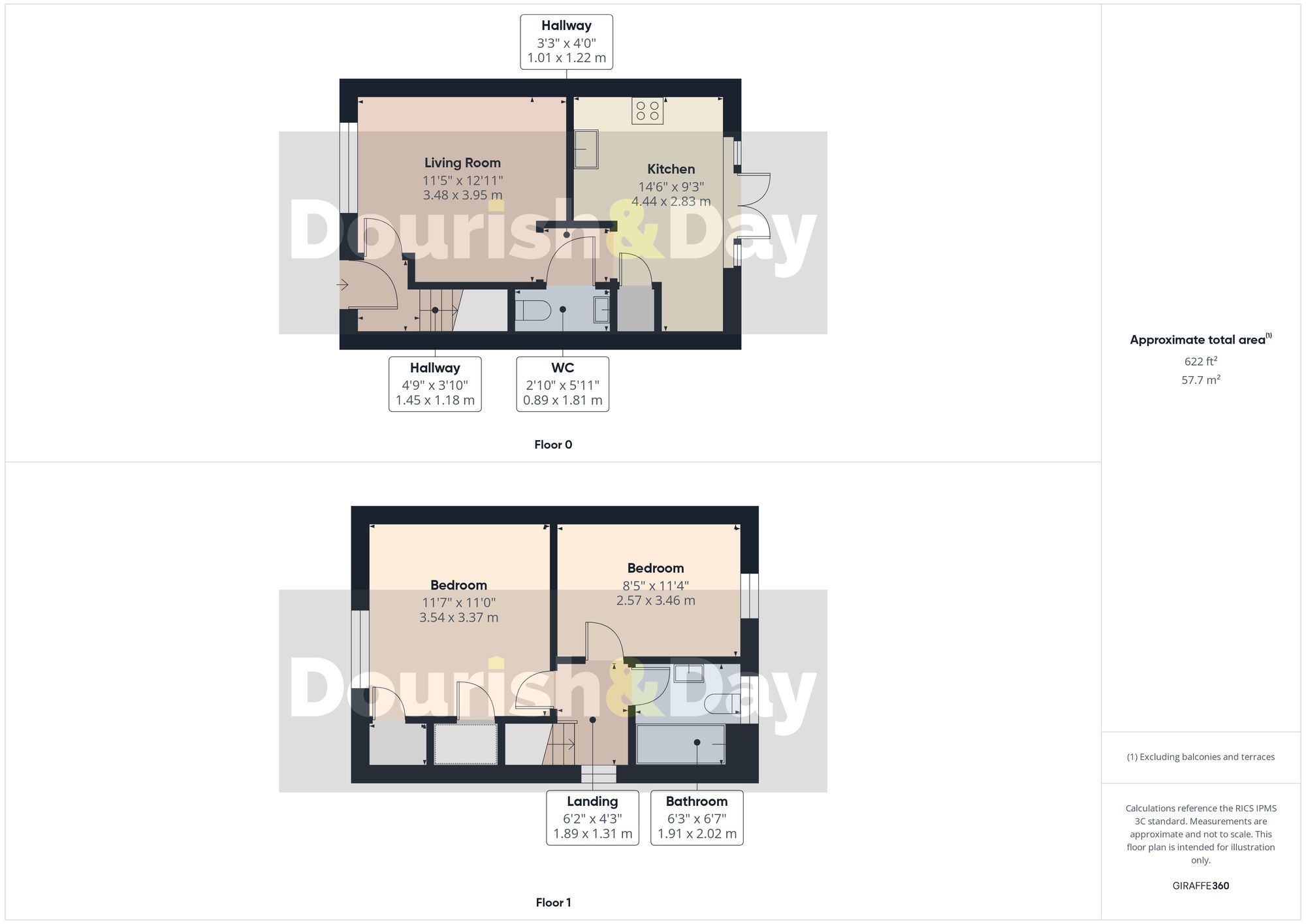 2 Betony Villas, Stafford floorplan