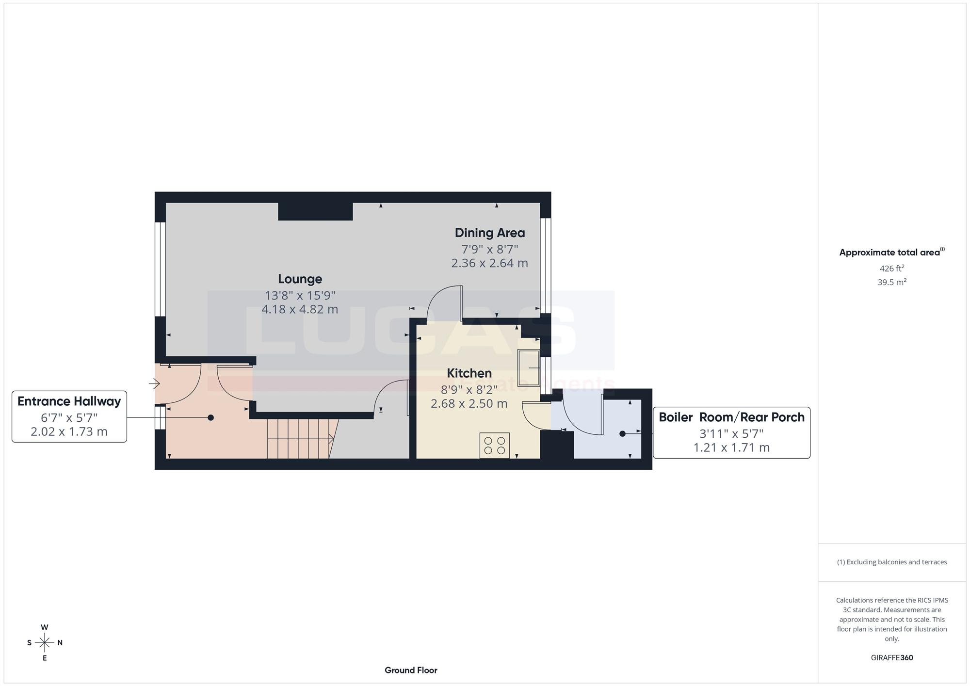 57, Ffordd Lligwy, Moelfre floorplan