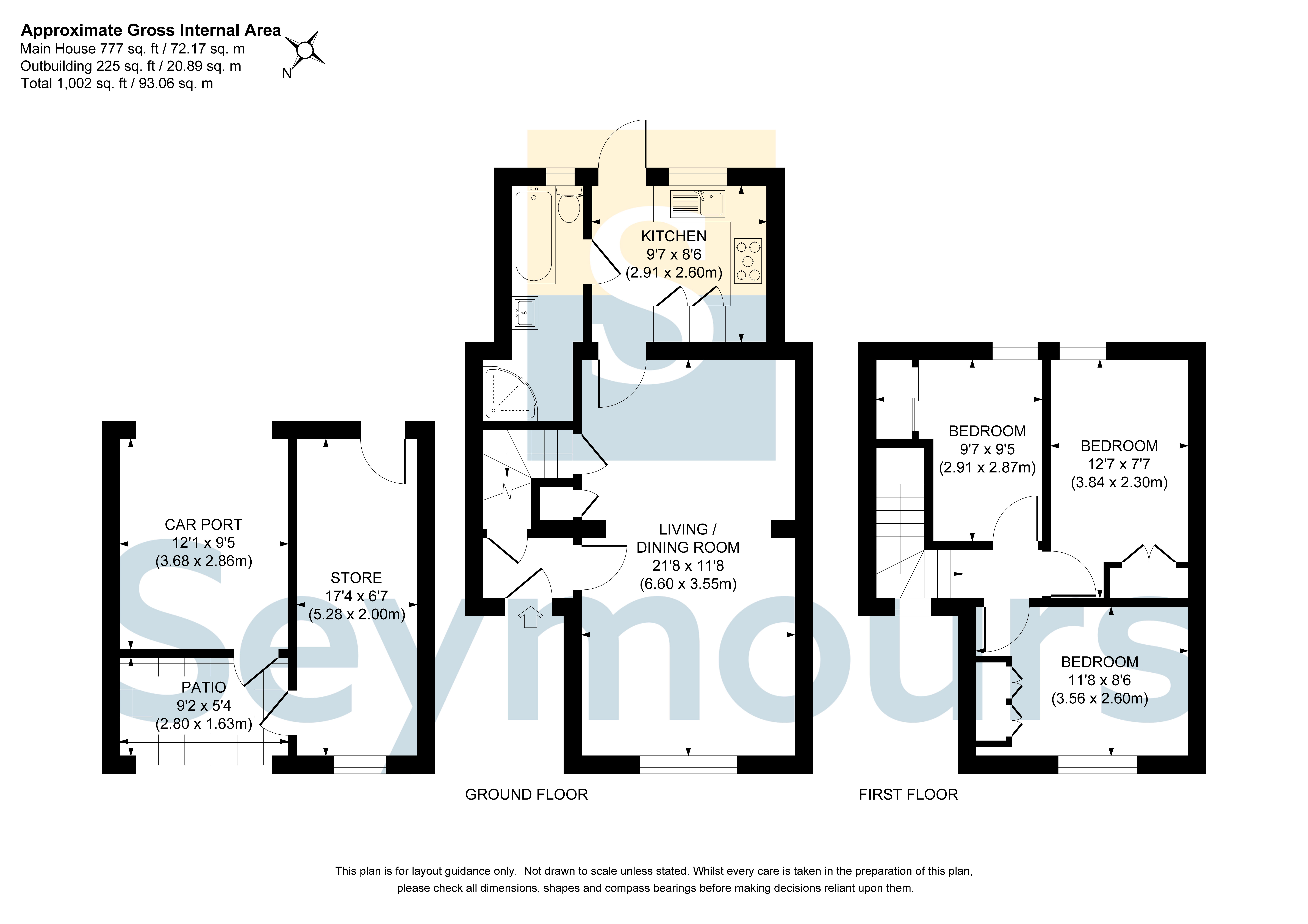 16, Princess Road, Woking floorplan