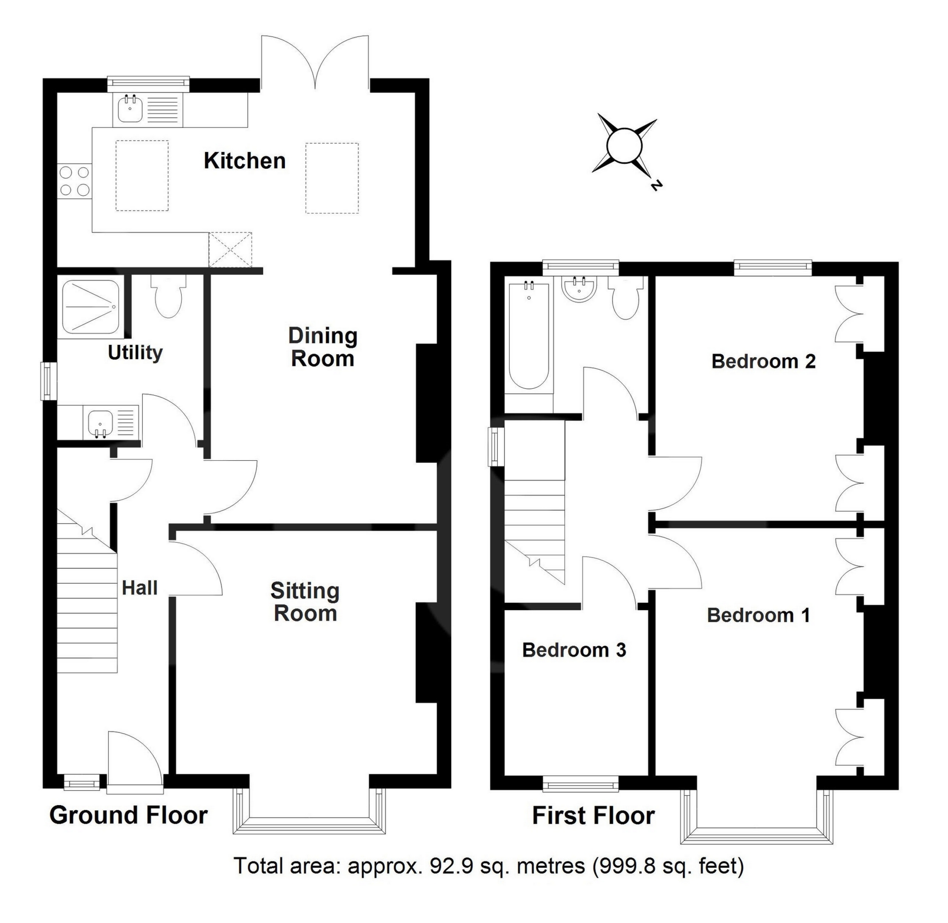 89, Broadway, Exeter floorplan