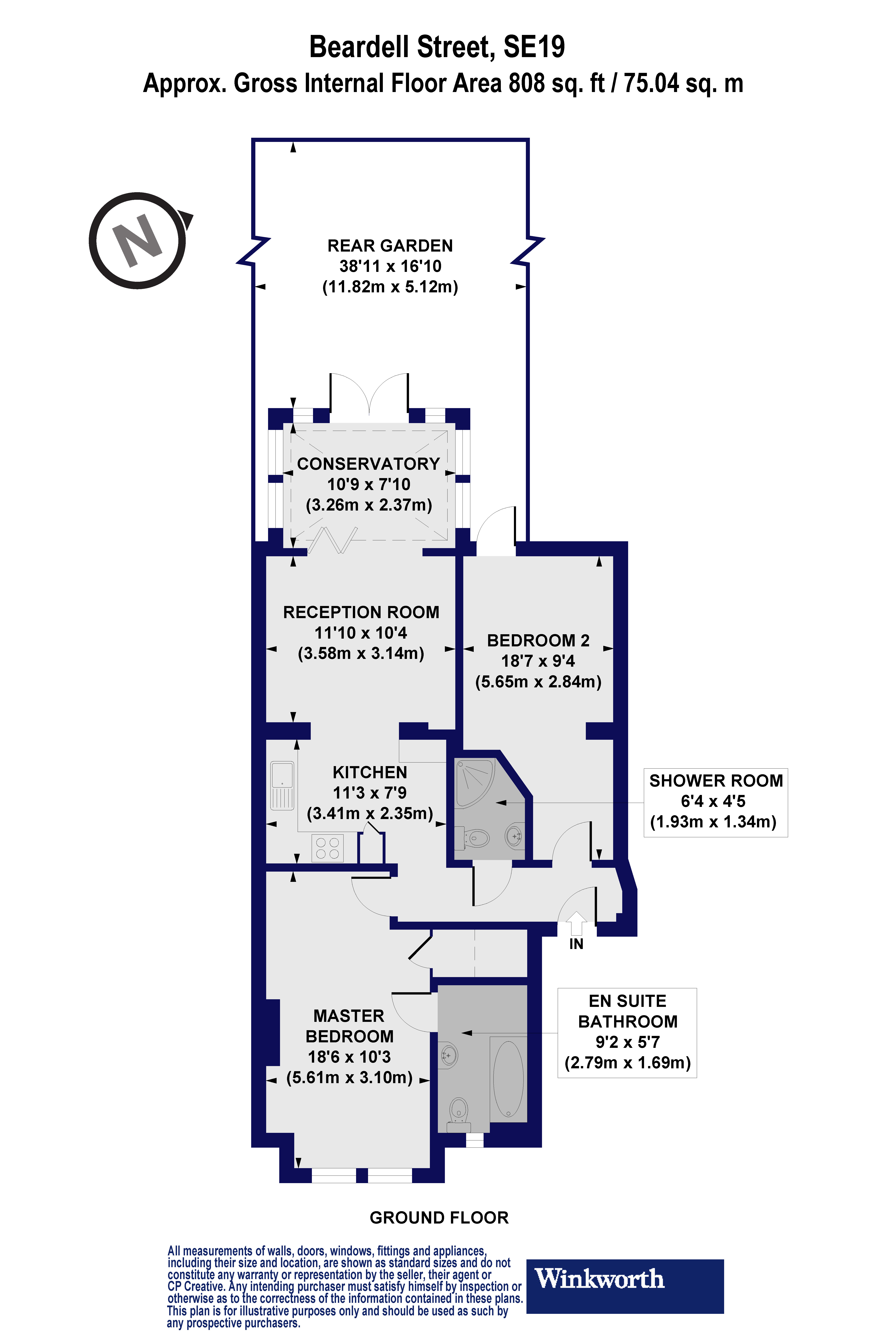 2 Bedrooms Flat for sale in Beardell Street, London SE19