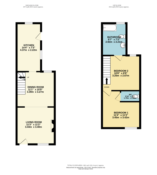 27, Grove Road, Wimborne floorplan